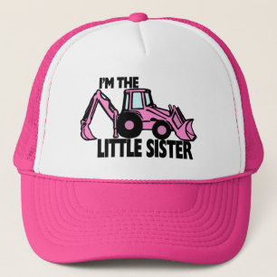 Little Sister Backhoe Trucker Hat