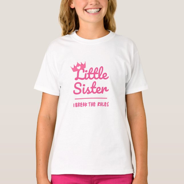 Little Sister, Brother Sister, Raksha Bandhan Tees (Front)