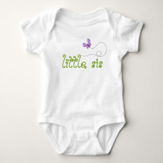 little sister butterfly baby bodysuit