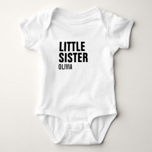 Little Sister Custom Baby Bodysuit