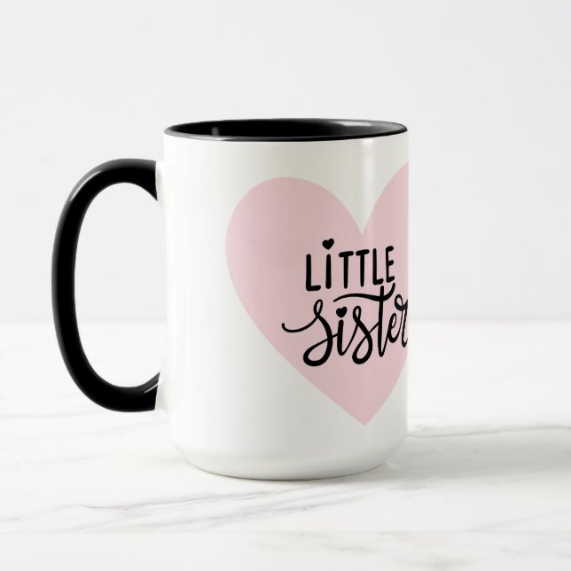 Little Sister Heart Mug (Left)