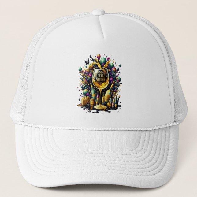 Little Sister It's Fiesta Time Trucker Hat (Front)
