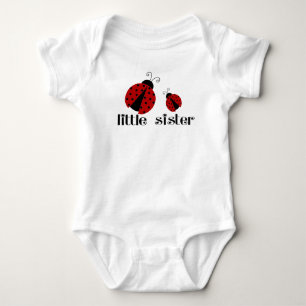 Little Sister Ladybug Baby Bodysuit