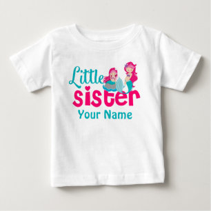 Little Sister Mermaid Personalised Shirt