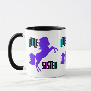 Little Sister Purple Pony Mug