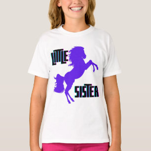 Little Sister Purple Pony T-Shirt