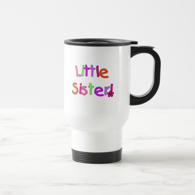 Little Sister Tshirts and Gifts Travel Mug (Right)
