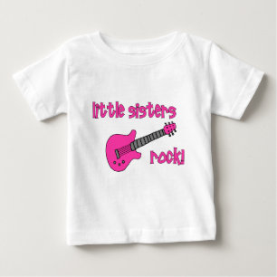 Little Sisters Rock! with Pink Guitar T-Shirt