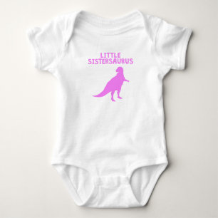 Little Sistersaurus Baby Bodysuit