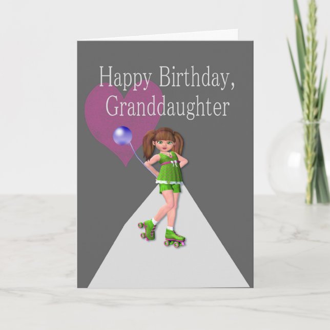 Little Skater Girl Card (Front)