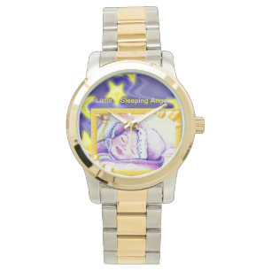 Little Sleeping Angel Two-Tone Watch