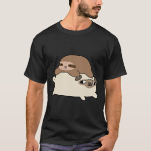 Little Sloth and Pug Essential T-Shirt 228