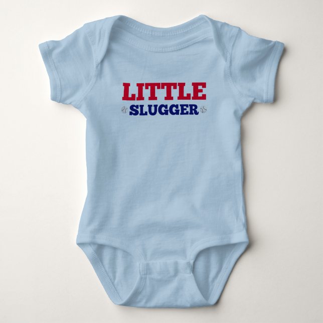 Little Slugger Baby Bodysuit (Front)