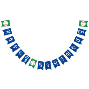 Little Slugger Baseball Birthday Party Bunting