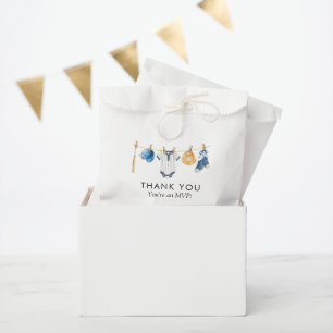 Little Slugger Baseball Clothesline Thank You Favour Bags