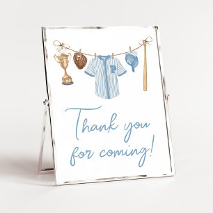 Little Slugger Baseball Thank you for Coming Poster
