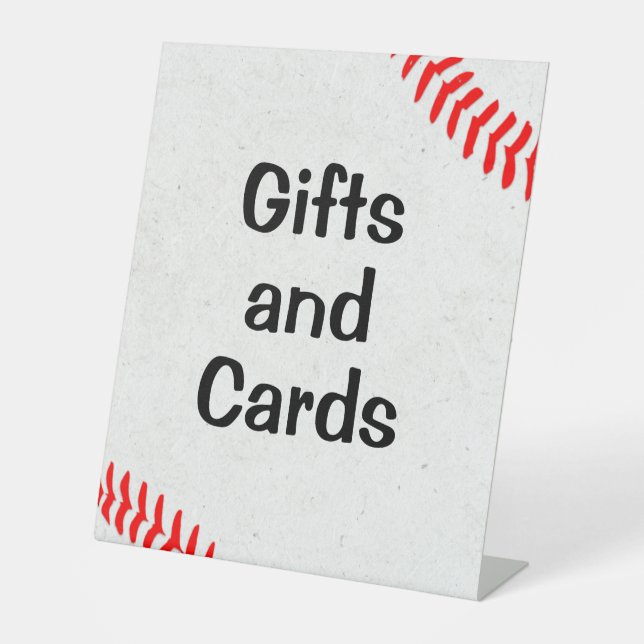 Little Slugger Gifts and Cards Pedestal Sign (Front)