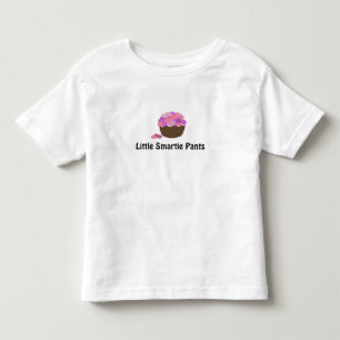 Little Smartie Pants Cupcake Design Toddler T-Shirt