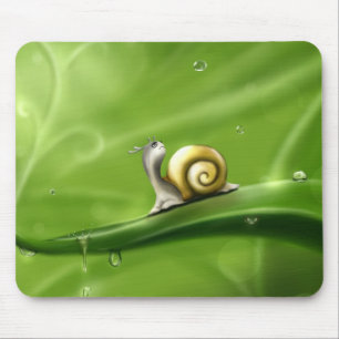 little snail mouse mat
