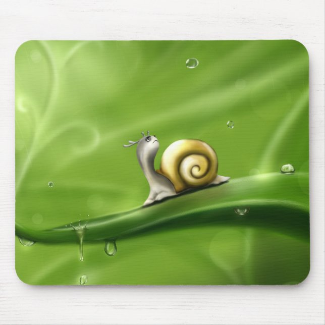 little snail mouse mat (Front)