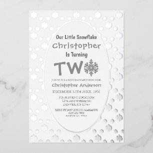 Little Snowflake 2nd Birthday