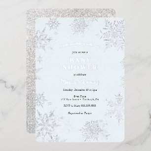 Little Snowflake Blue Baby Shower