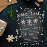 Little Snowflake Boys Winter Baby Shower Invitation<br><div class="desc">Celebrate in style with these trendy baby shower invitations. This design is easy to personalise with your special event wording and your guests will be thrilled when they receive these fabulous invites.</div>