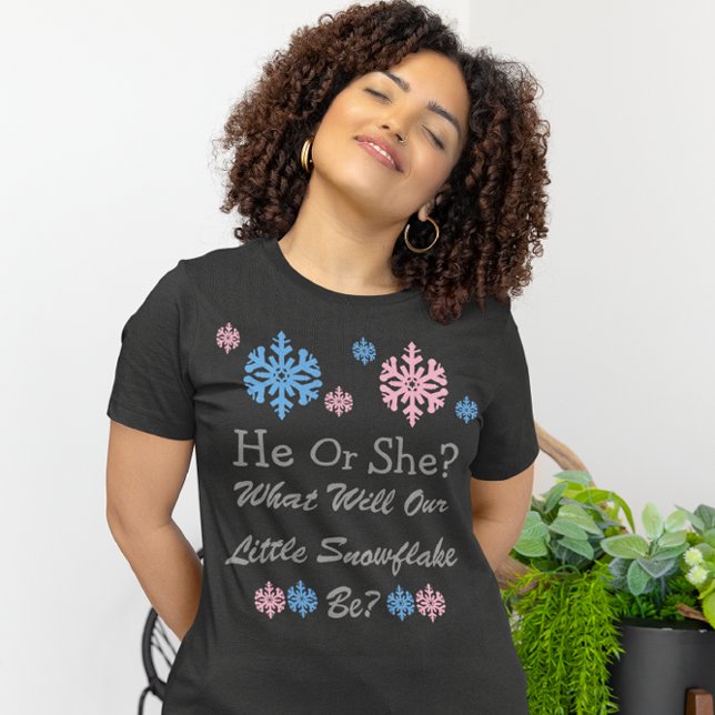 Little Snowflake Gender Reveal T-Shirt (Creator Uploaded)