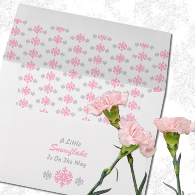 Little Snowflake On The Way Envelope (Creator Uploaded)