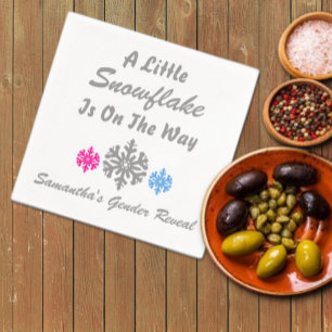 Little Snowflake On The Way Napkin