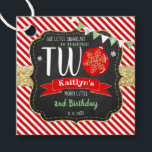 Little Snowflake Turning 2! Christmas 2nd Birthday Favour Tags<br><div class="desc">Celebrate in style with these cute and very trendy 2nd birthday party favour tags. This design is easy to personalise with your special event wording and your guests will be thrilled when they see these fabulous tags.</div>