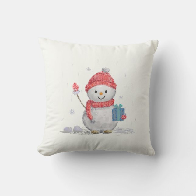 little snowman cushion (Front)