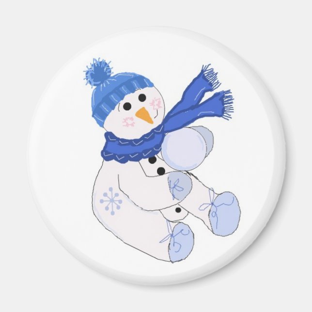 Little Snowman Magnet (Front)