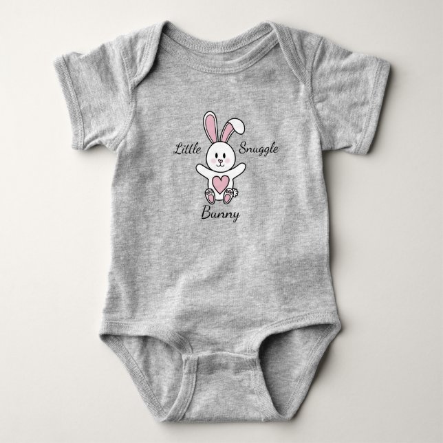 Little Snuggle Bunny Baby Bodysuit (Front)