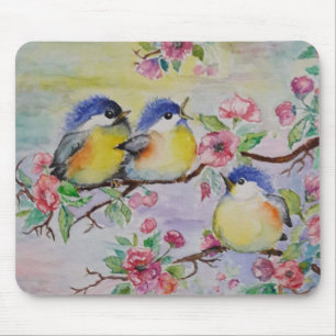Little Sparrows Mouse Pad