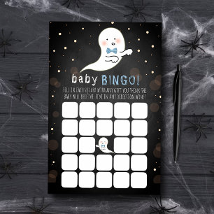Little Spirit Halloween Baby Shower Bingo