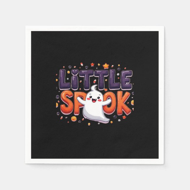 Little Spook Cute Halloween Creative Style Napkin (Front)