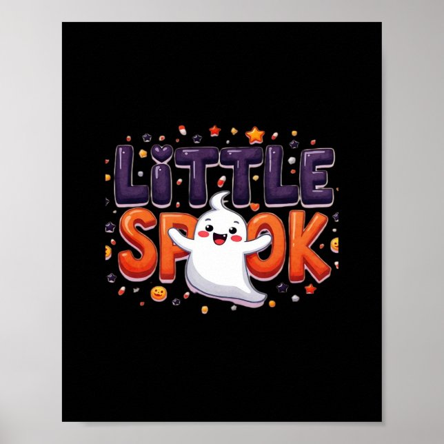 Little Spook Cute Halloween Creative Style Poster (Front)