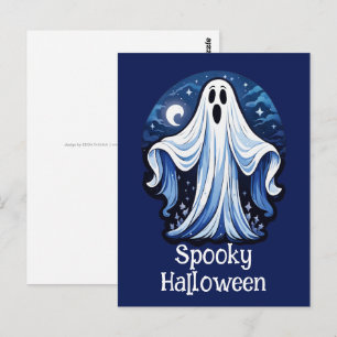 Little Spooky Ghost - Halloween 16 - Fan Fun Postcard