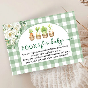 Little Sprout Baby Shower Books For Baby Enclosure Card