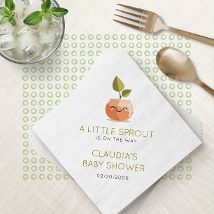 Little Sprout Baby Shower Napkin