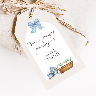 Little Sprout Baby Shower Thank You Gift Tags