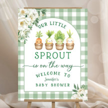 Little Sprout Baby Shower Welcome