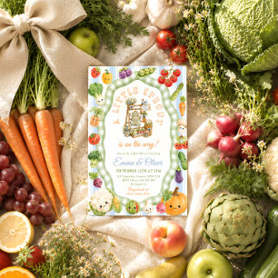 Little Sprout Boy Baby Shower Invitation