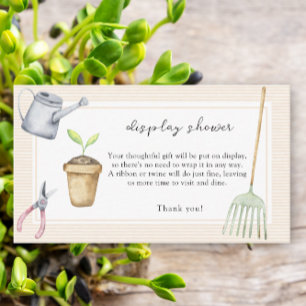 Little sprout - display shower card