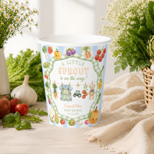 Little Sprout Farm Boy Baby Shower Paper Cups