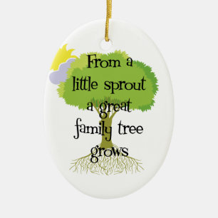 Little Sprout Genealogy Ornament