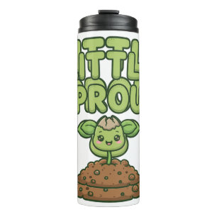 Little Sprout Kawaii Seedling Kids Tee Thermal Tumbler