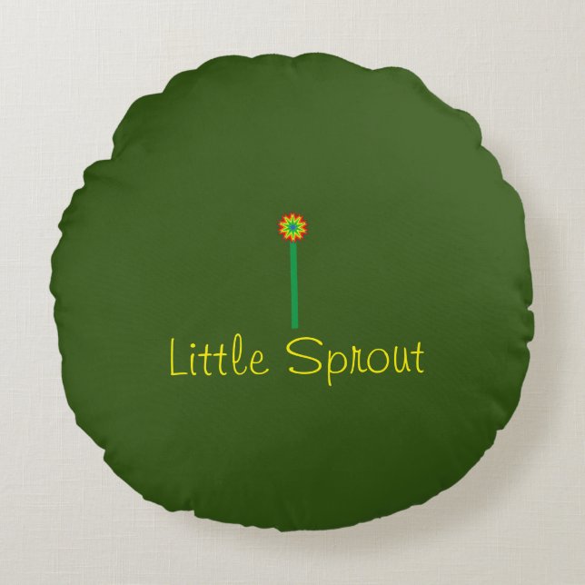 Little sprout round cushion (Front)