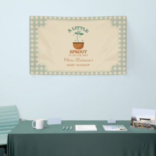  Little Sprouts Garden Party Baby Shower Banner